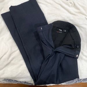 Murano dress pants. Zac fit. Navy with plaid. 36x32. Used - like new.